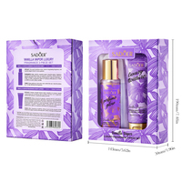 Crème Corporelle Parfumée Vanille pour Femme Marque Propre, Coffret Cadeau Luxe 2 Pièces, Fabricant, Vente en Gros, OEM/ODM