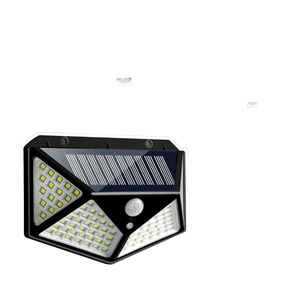 High Quality 100 LED <b>Solar</b> Panel <b>Powered</b> Wall <b>Lamp</b> 3 Modes PIR Motion Sensor IP65 Waterproof Garden Lights PC ROHS Certified - Product Image 3