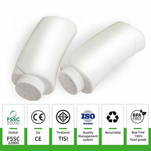 Tùy Chỉnh Màu Trắng Hình Dạng Độc Đáo HDPE Mịn Khô Dầu Gội Tóc Chai 200G Bán Buôn Thân Thiện Môi Trường Làm Sạch Bột Chai - Product Image 3