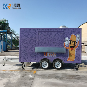 Food Truck Americano Móvil <span class=keywords><strong>España</strong></span>: Remolque para Churros, Carrito Remolcable para Perritos Calientes con Parrilla, Food Truck, Remolque para Café - Product Image 1