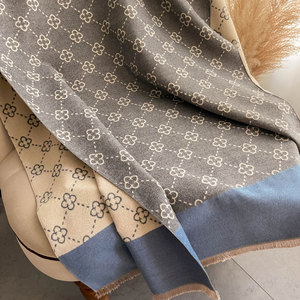 Sciarpa Invernale in <span class=keywords><strong>Cashmere</strong></span> per Donne, Pashmina Calda, <span class=keywords><strong>Sciarpe</strong></span> Coperta, Foulard Femminile di Lusso, Design di Marca, Scialle Avvolgente, Sciarpa Spessa - Product Image 5
