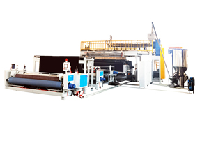 Chất lượng cao duy nhất-vít tự động cho ăn nhựa cán dòng PE/PP bao gồm hộp Số động cơ PLC mang máy đùn - Product Image 2