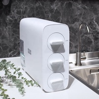 Purificateur d'eau sous évier MICOE à osmose inverse électrique en plastique à 4 étapes, débit de 600 GPD, surveillance TDS, filtration alcaline