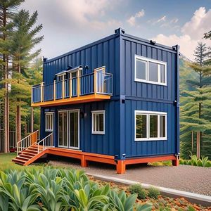 Maisons conteneurs à dos plat à faible coût, modernes, résistantes aux ouragans, imperméables, écologiques, préfabriquées pour l'habitation - Product Image 3
