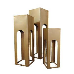 Adornos DE BODA Mesa de postre cuadrada de metal Soporte para pasteles Fiesta Eventos Decoración de escenario - Product Image 3