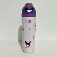 Gourde isotherme de sport 24oz en acier inoxydable 304 à double paroi, haute qualité, anti-fuite, avec paille, écologique