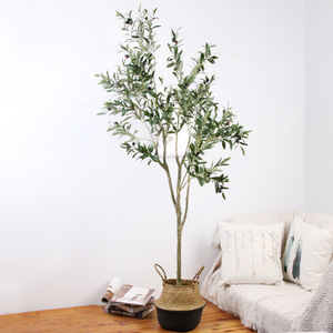 Longueur <span class=keywords><strong>Olivier</strong></span> Artificiel En Pot Décoratif <span class=keywords><strong>Plante</strong></span> Verte Pour Décor À La Maison Artificielle <span class=keywords><strong>Plante</strong></span> Des Arbres - Product Image 5