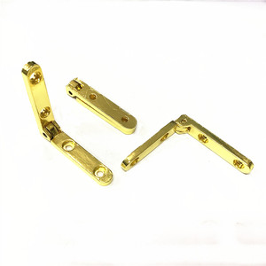 De oro brillante L bisagra <span class=keywords><strong>para</strong></span> caja de joyería de madera - Product Image 3