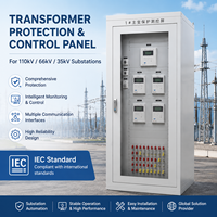 Panneau de protection de transformateur pour automatisation de sous-poste numérique, avec CPU indépendant, double alimentation, DSP industriel et conformité IEC 61850