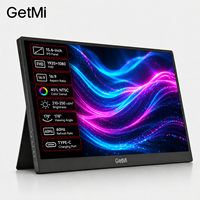 Monitor portátil externo ultradelgado y ligero de 15.6 pulgadas FHD 1080P IPS de 10.9 mm para computadora portátil, teléfono y dispositivos Pro.