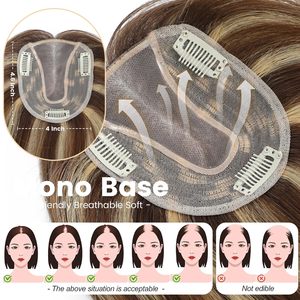 Peluca de Cabello Natural de 14 Pulgadas para Mujer, Sistema de Cabello Virgen Invisible, 100% Cabello Humano, Proveedor Destacado - Product Image 3