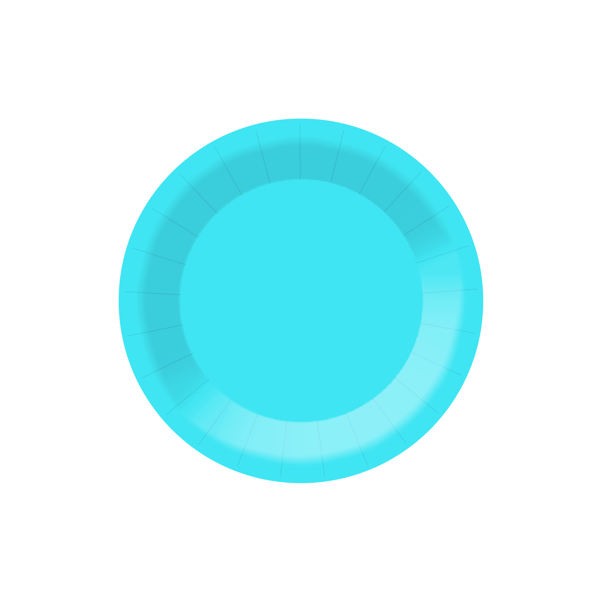 Plato de papel de 7 pulgadas * 8 piezas