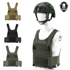 Multifunctional Hiking Trekking Durable Equipment Vest Light Weight Tactical Security Vest With Molle