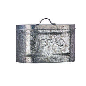 Boîte à pain durable pour comptoir de cuisine Boîte de rangement pour pain en métal galvanisé fait à la main - Product Image 1