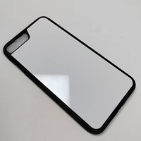 Coque de téléphone DIY pour iPhone 14 15 16 17 18, cadre souple en TPU, dos en verre trempé vierge, personnalisable par transfert thermique