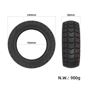 Neumático sin cámara Ulip 10x2.75-6.5 con kit de cámara interior para patinetes, juego de neumáticos de repuesto duraderos de goma antideslizante - Product Image 2