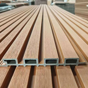 لوح جداري خارجي من مركب الخشب والبلاستيك مقاوم للماء والحريق والصدمات، متين وسهل التركيب للتكسية الخارجية والديكور - Product Image 1