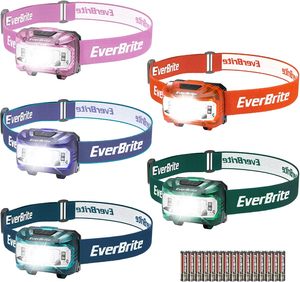 Custom Manufacturing Plastic <b>LED</b> Outdoor Headlamp <b>with</b> <b>Motion</b> <b>Sensor</b> IP54 for Camping Running Hiking - Product Image 1