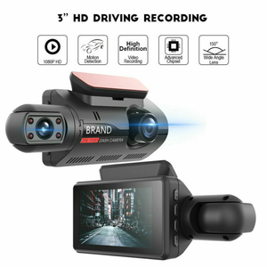 Cámara para <span class=keywords><strong>Auto</strong></span> A68, DVR 1080P, Pantalla <span class=keywords><strong>de</strong></span> 3 Pulgadas, Doble Lente, WiFi Integrado, Ángulo <span class=keywords><strong>de</strong></span> Visión <span class=keywords><strong>de</strong></span> 150°, Modo <span class=keywords><strong>de</strong></span> Estacionamiento, Visión Nocturna, MicroSD - Product Image 1