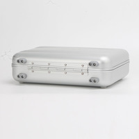Caja de Herramientas Portátil de Aluminio para Almacenamiento Seguro de Equipos, Estuche para Instrumentos, Caja de Alimentación Móvil para Cámaras, Micrófonos, Gafas