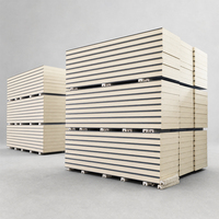 Panneaux muraux isolés préfabriqués pour chambre froide, structure sandwich pour projets de réfrigération commerciale et de stockage frigorifique