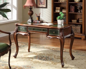 Goodwin — ensemble de salle d'étude, chaise, <span class=keywords><strong>bureau</strong></span>, en bois massif, meilleur prix, GGM381 - Product Image 2