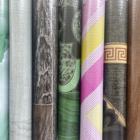 Herstellung Günstiger Wasserdichter Vinyl-Teppichboden PVC-Folienrolle Aufkleber Kunststoff-Linoleum-Rollenbodenbelag