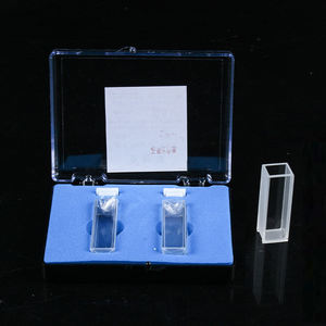 Spectromètre de laboratoire Transmittance ultraviolette UV Cellule à flux optique Cuvette en verre de quartz avec couvercle à vis - Product Image 3