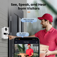Tuya Smart Video Timbre WiFi 1080P Video Intercom Timbre Cámara IP Audio bidireccional Funciona con Alexa Echo Show Google Home