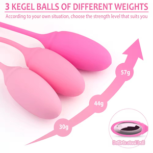 Kit de 6 balles de gros pour exercices de renforcement du plancher pelvien à poids varié pour débutantes - Produits sexuels pour femmes - Product Image 2