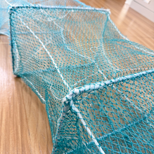 Personalizzazione Disponibile. Nassa per Gamberi in Nylon PE Durevole 21cm*32cm*27cm, Facile da Piegare e da Lanciare, per Cattura e Rilascio. - Product Image 2