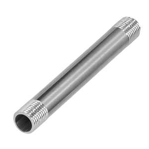 Conexiones <span class=keywords><strong>de</strong></span> Tubería <span class=keywords><strong>de</strong></span> Acero Inoxidable <span class=keywords><strong>de</strong></span> Alta Presión, Niple Roscado Doble Macho Pulido para Tuberías - Product Image 1