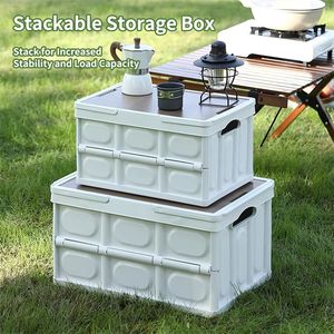 Dog Toy Basket with Handles Portable Stuff Organizer Outdoor Table Function Car Trunk RV Trip Picnic Storage Box - Product Image 6