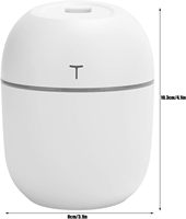 Mini humidificateur d'air portable, diffuseur d'arômes, petit diffuseur d'huiles essentielles, diffuseur de parfum pour la maison ou la voiture