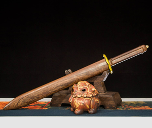 Espada <span class=keywords><strong>de</strong></span> Cosplay Queyuan y mango <span class=keywords><strong>de</strong></span> palisandro - Product Image 1