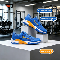 Chaussures de sport respirantes en mesh Pilot Sport, semelle en caoutchouc absorbant les chocs, antidérapantes, unisexes, pour tennis, badminton, pickleball, entraînement décontracté