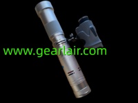 Outil d'allumage laser portable de 120 watts, kit de vision nocturne avec coque en CNC argentée et design artisanal