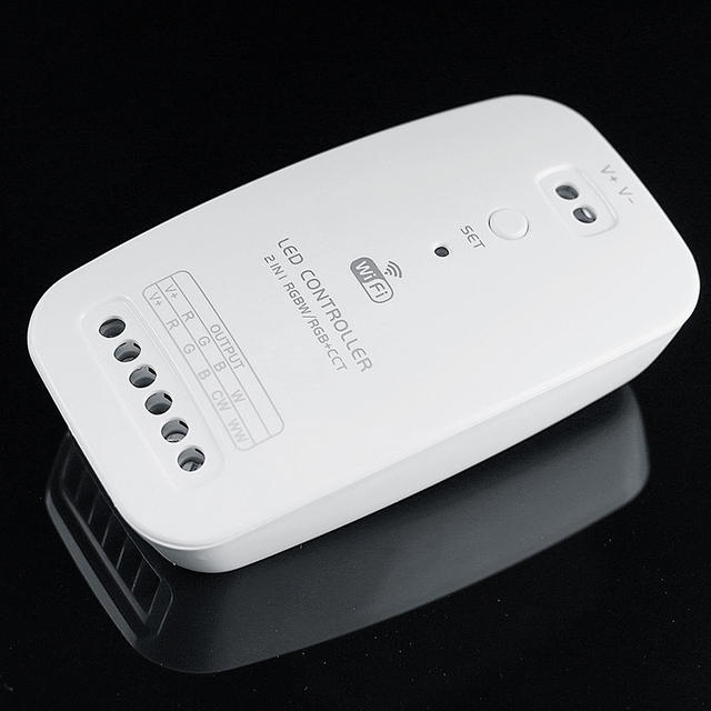 Smart WIFI Controller Phone APP Control for RGBW Light Timing Grouping Voice Function