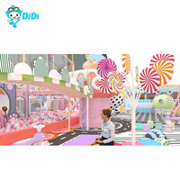 2024 nouvelle conception enfants aire de jeux douce équipement de terrain de jeu intérieur équipement de parc d'attractions pour enfants petite aire de jeux intérieure à vendre