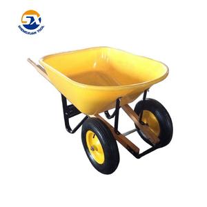 <span class=keywords><strong>Brouette</strong></span> à double roue en plastique de grande taille pour le chargement de paille agricole pour les États-Unis - Product Image 3