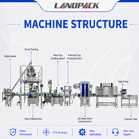 Machine de remplissage entièrement automatique pour mélange d'épices en flocons de piment, condiment au poivre noir, granulés alimentaires et sel en bouteille