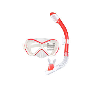 प्रोफिओनल पारदर्शी सिलिकॉन स्कूबा डाइविंग मास्क और आसान सांस ट्यूब स्नॉर्कल बच्चों के लिए सेट - Product Image 2