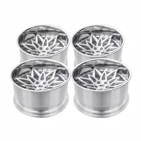 Jantes de voiture de course en alliage d'aluminium forgé, 2 pièces, nouveau design, personnalisables, 18-22 pouces