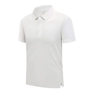 Camisa Polo de Manga Corta, Color Sólido, Nailon, Uso Diario, Uniformes de Trabajo, Azul Gris - Product Image 3