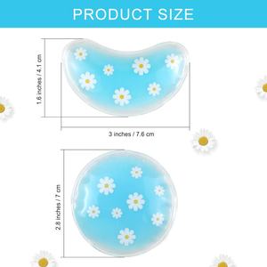 재사용 가능한 젤 아이스 팩 눈 온냉 치료 패드 및 발적 통증 완화 및 이완을 위한 패치 아래 - Product Image 5