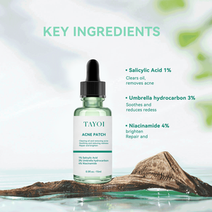 Suero Facial Antiacné y Aclarante de Fabricante OEM ODM, Niacinamida, Ácido Salicílico, Suero Calmante para el Cuidado de la Piel con Acné - Product Image 2