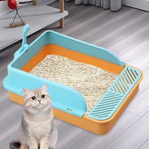 Toilette per Gatti Semi-Chiusa all'Ingrosso, Carina, Rimovibile, Deodorante, con Recinzione Alta, Lettiera per Gatti - Product Image 6