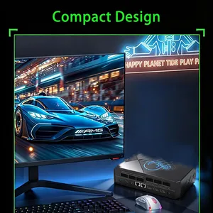 Mini PC de jeu HelorPC, processeur I9 12950HX de 14e génération, 2 LAN, 2 96G DDR5, 7 USB 3, HDMI 2.0 et 1 Type C, WIN 11, ordinateur Linux - Product Image 6