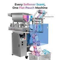 Machine d'emballage verticale automatique VFFS pour adoucissant textile en sachet, équipement de remplissage et de scellage pour liquides et conditionneurs de linge