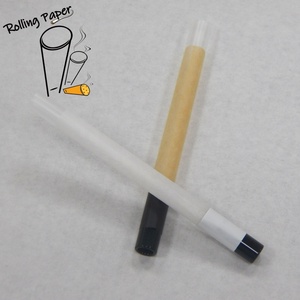 Customized 109MM98MM84MM filter glass cone unbleached rice paper tube can print your brand - Product Image 3